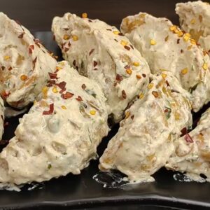 Chicken Afghani Momo Fried