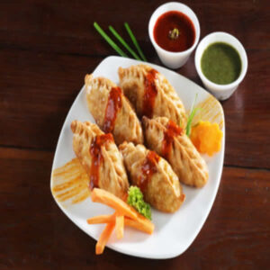 Chicken cheese Momo Fried