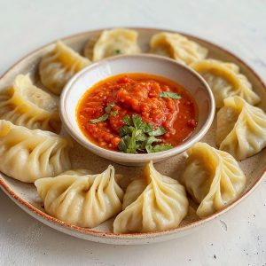 Chicken Cheese Momo Steam