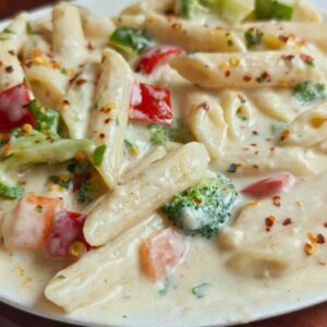 White Sauce Pasta Veg